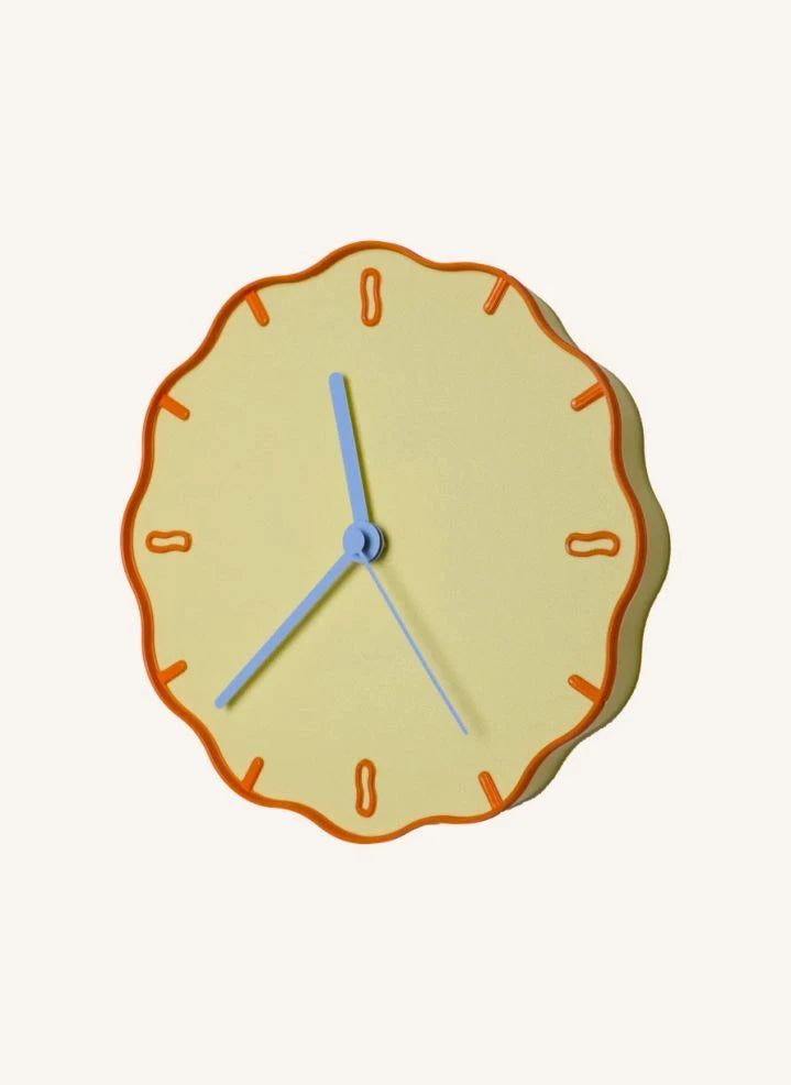Warren & Laëtitia - Margherita Clock | Pale Yellow