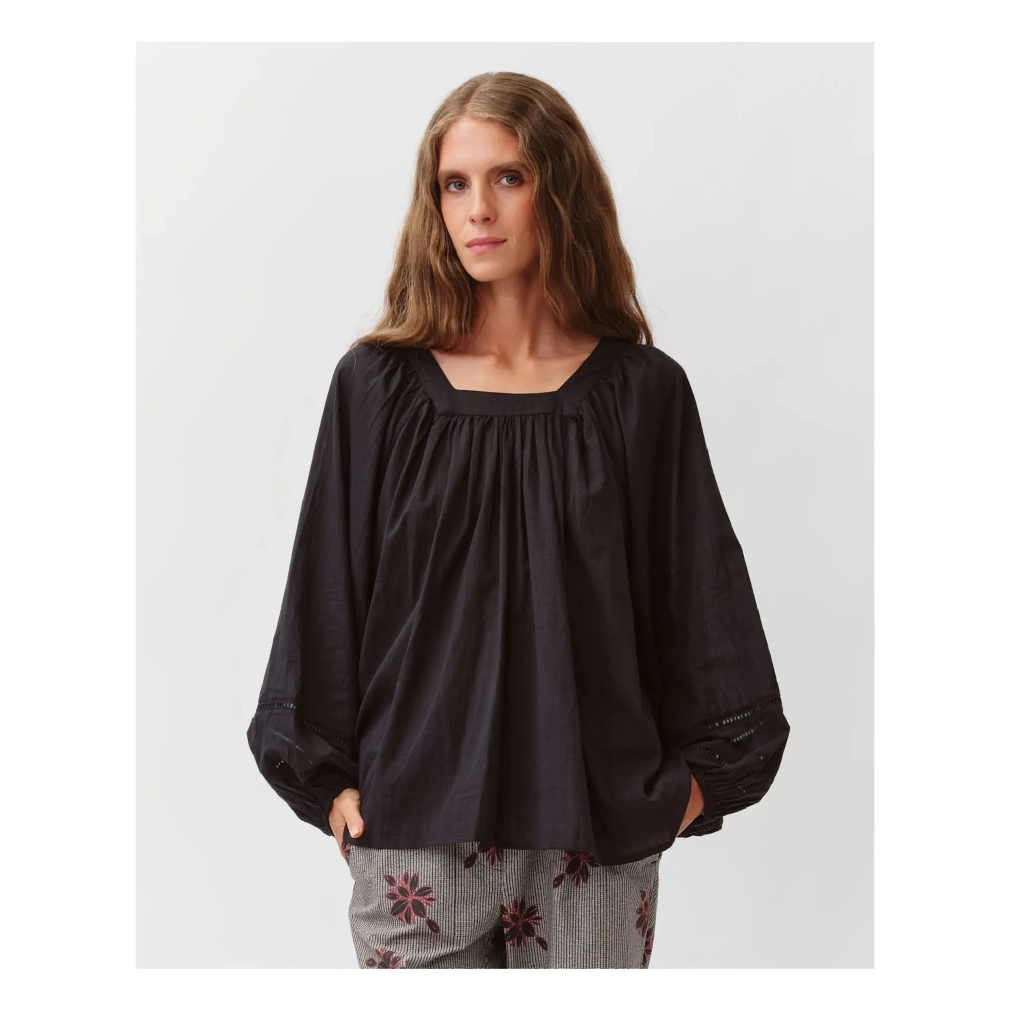 Diega - Tazao Blouse | Black