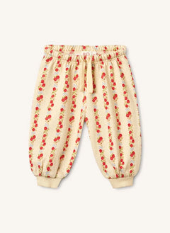 Flöss - Sia Çiçek Desenli Jogger Pantolon | Bej