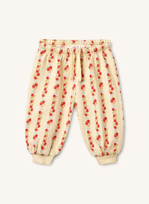 Flöss - Sia Çiçek Desenli Jogger Pantolon | Bej