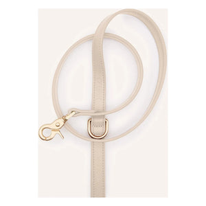 Cafide - 3-Position Vegan Leather Dog Collar | Beige