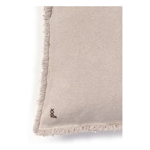 Lorena Canals - Stone-Washed Square Cushion | Pearl Gray