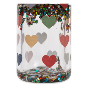 Konges Sløjd - Glitter Heart Water Bottle