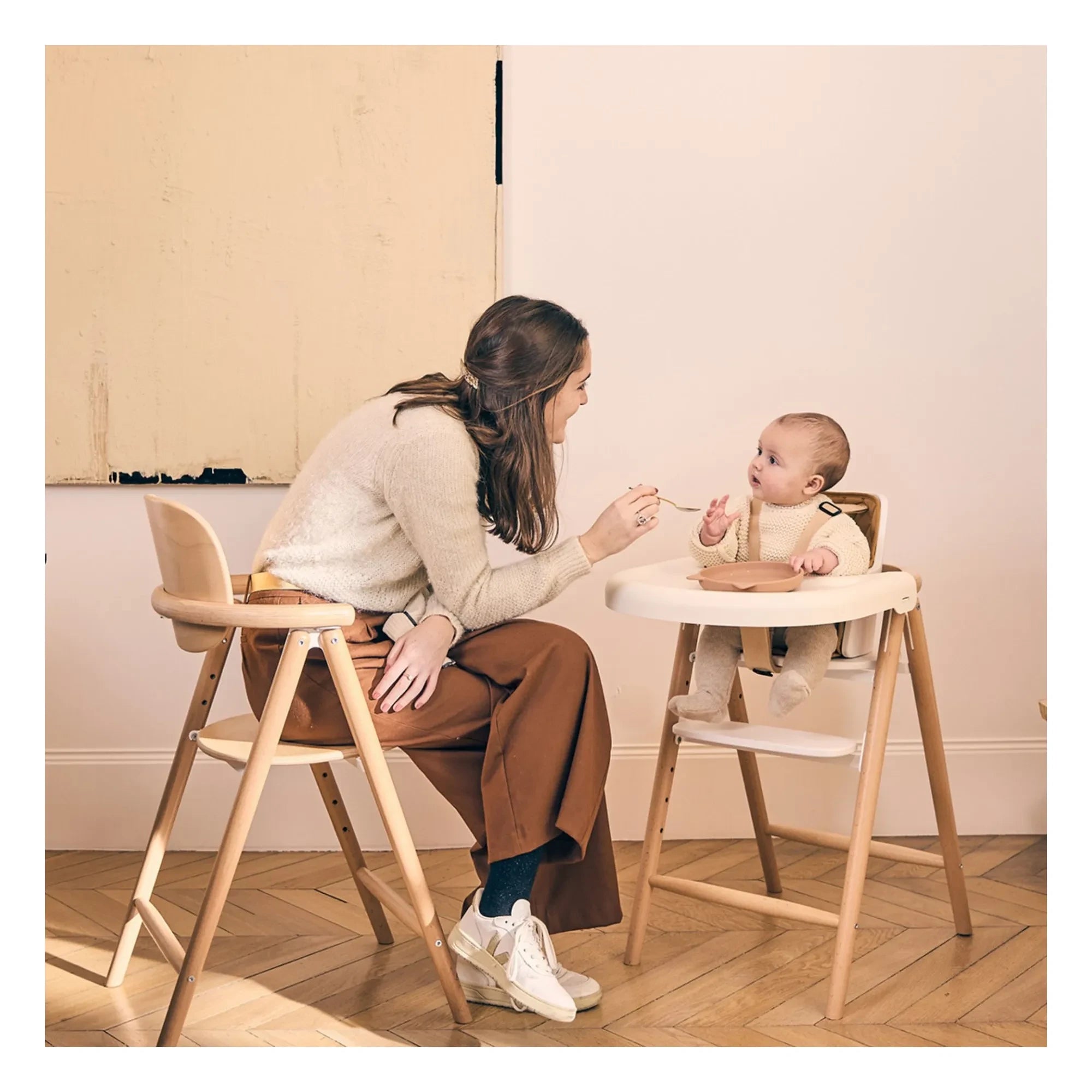 Charlie Crane - Tobo high chair baby set | White