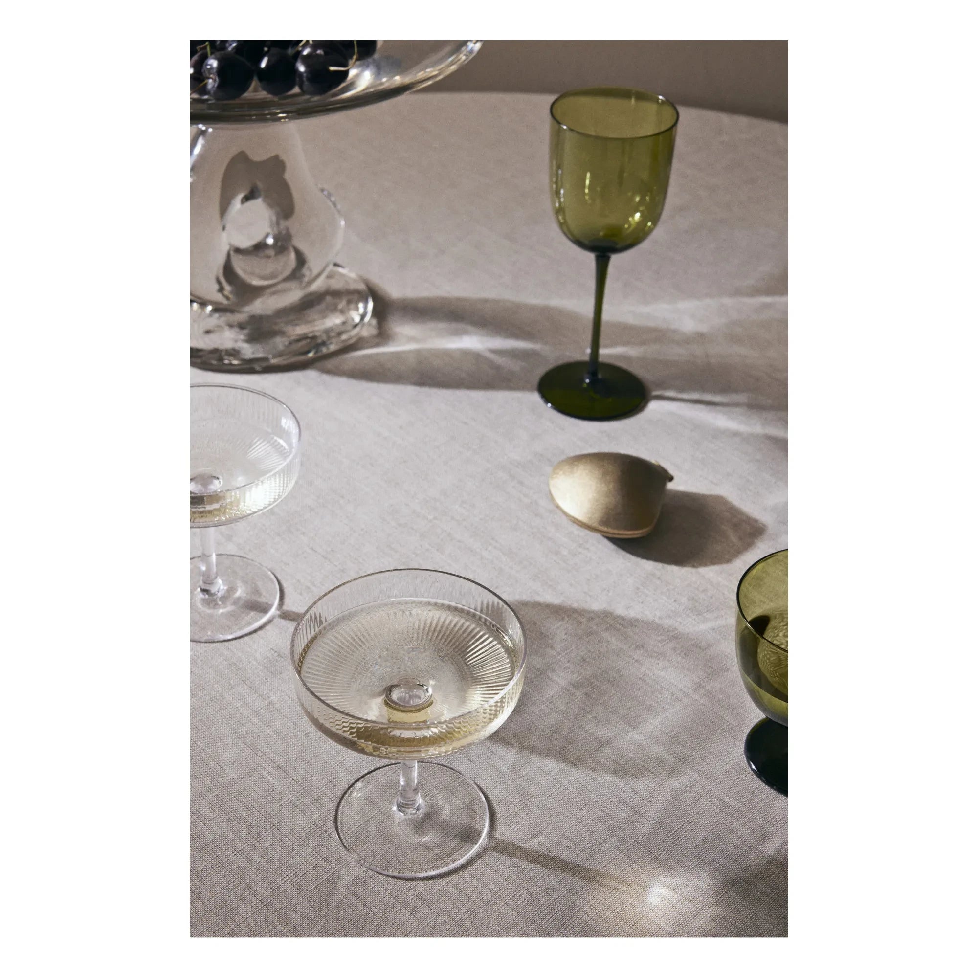 Ferm Living - Ripple Champagne Glass - Set of 2