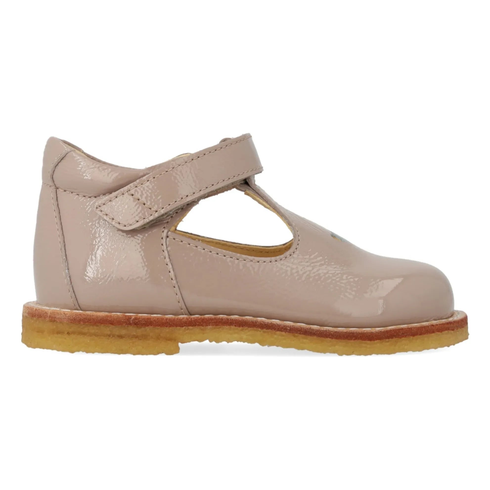 Angulus - Classic Heart Baby Shoes | Light Pink