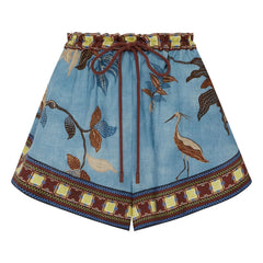 Alémais - Georgie Linen Shorts | Blue