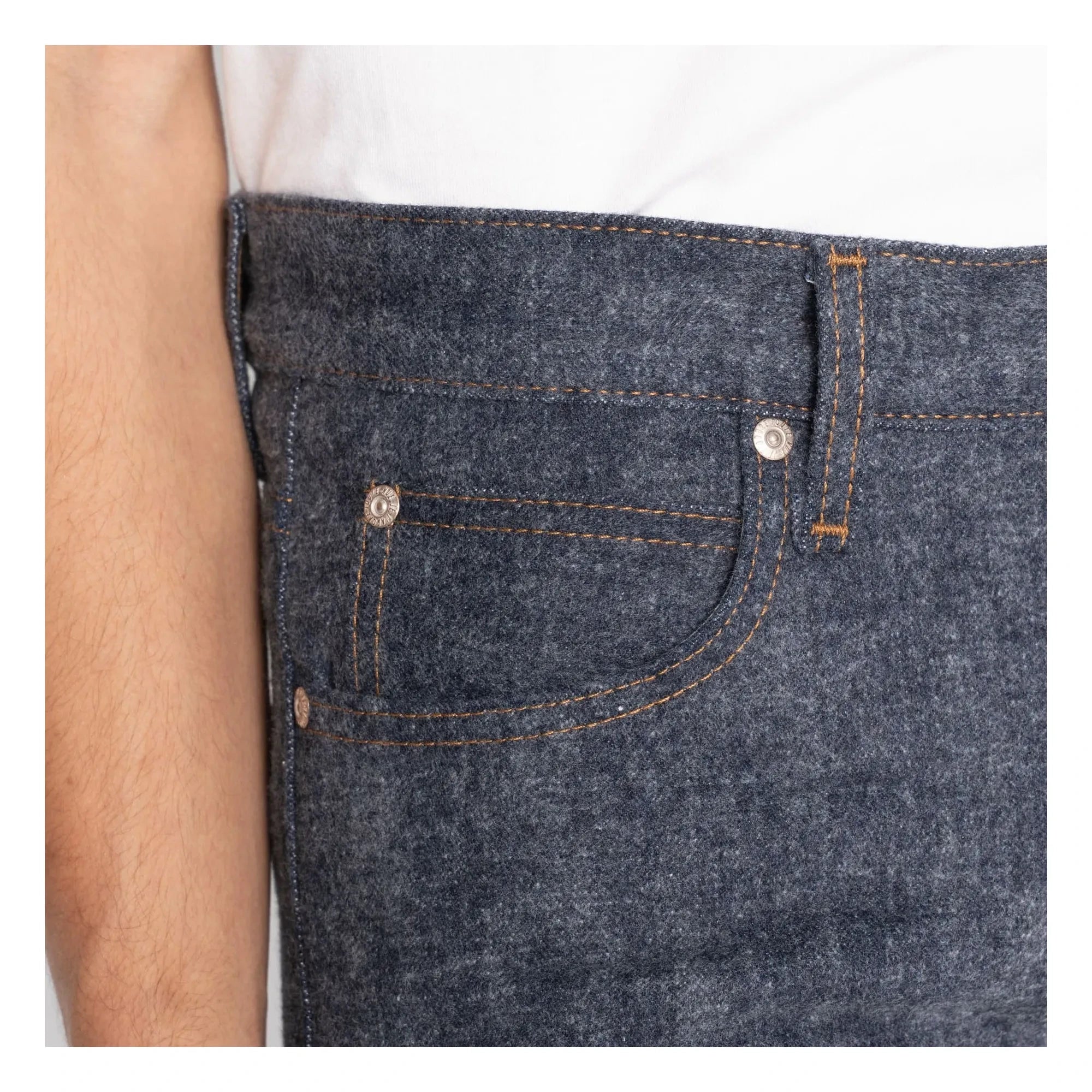Naked & Famous - Super Guy Max Brush Selvedge Jeans | Indigo