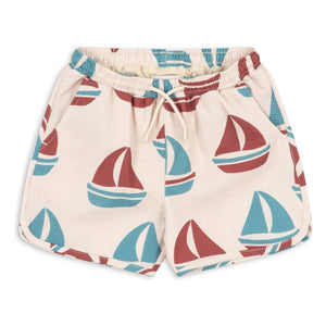 Konges Sløjd - Asnou Bateaux Recycled Fibre Swim Shorts | Ecru