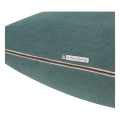 Maison de Vacances - Vice Versa Black Stripe Stone-Washed Linen Pillow | Ink