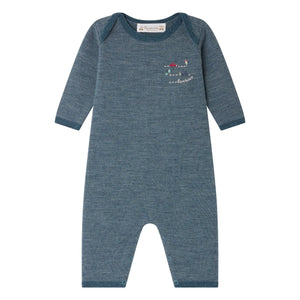 Bonpoint - Cielo Wool Jumpsuit | Navy Blue