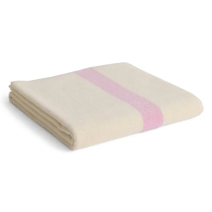 Hay - Çizgili Banyo Havlusu | Pembe