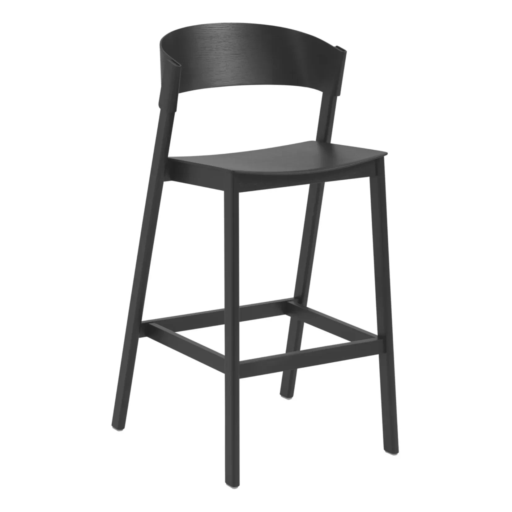 Muuto - Oak Bar Taburesi | Siyah