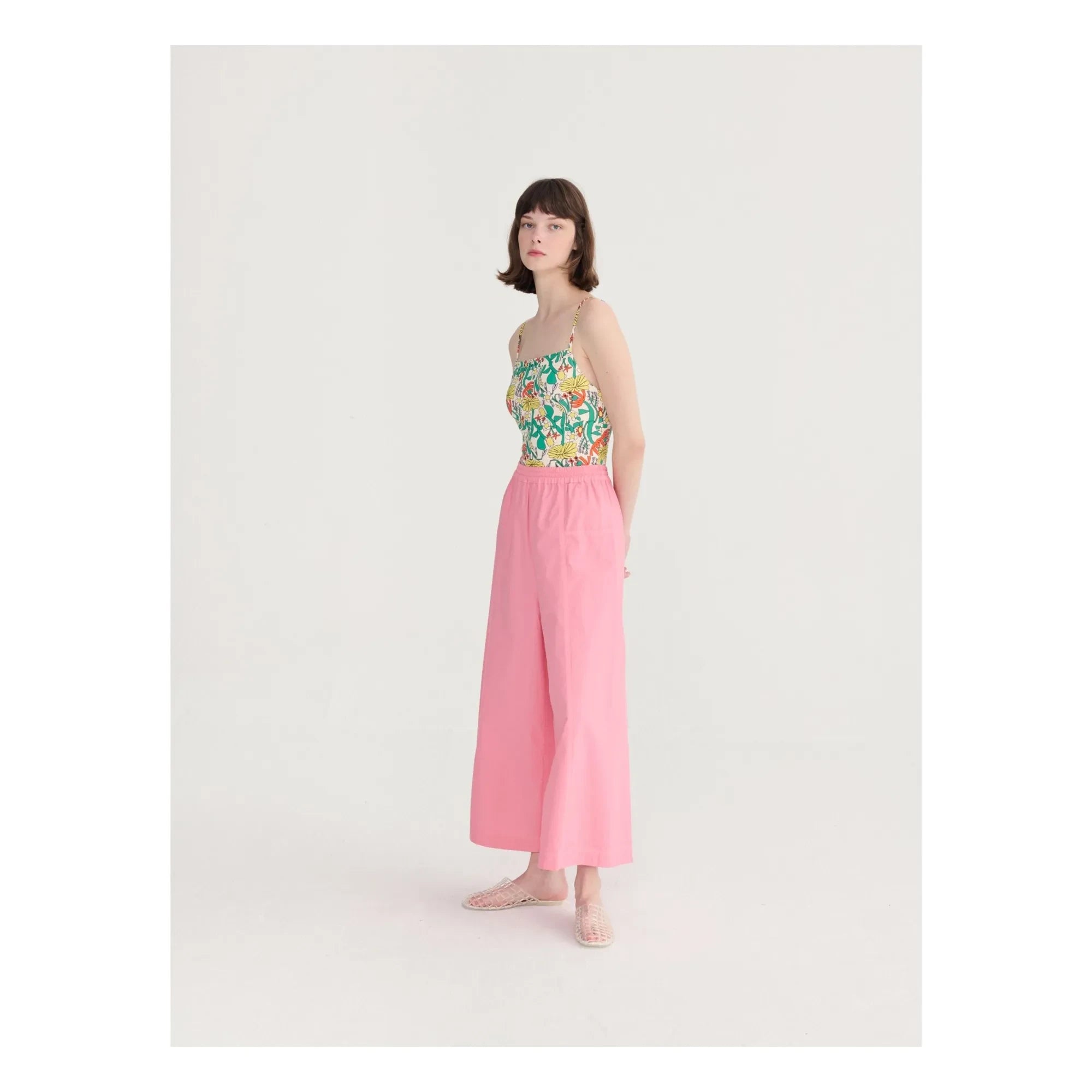 Bobo Choses - Paper Touch Organic Cotton Pants | Pink