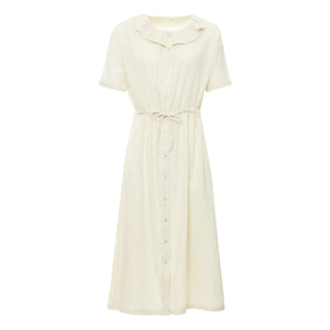 Poudre Organic - Camarine Dress - Women's Collection | Cream