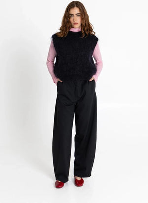 Smallable Woman - Goldie Wool Trousers | Black
