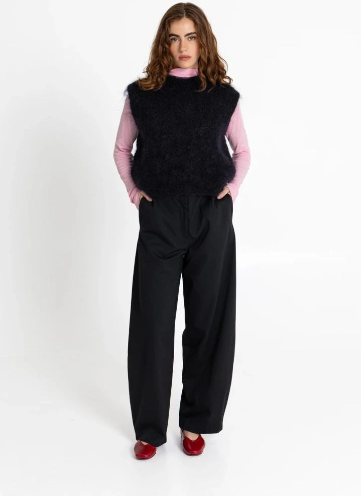 Smallable Woman - Goldie Wool Trousers | Black