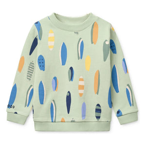 Liewood - Thora Surf organic cotton sweatshirt | Almond green
