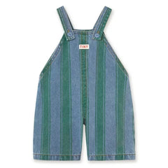 Tinycottons - Striped Denim Overalls | Blue