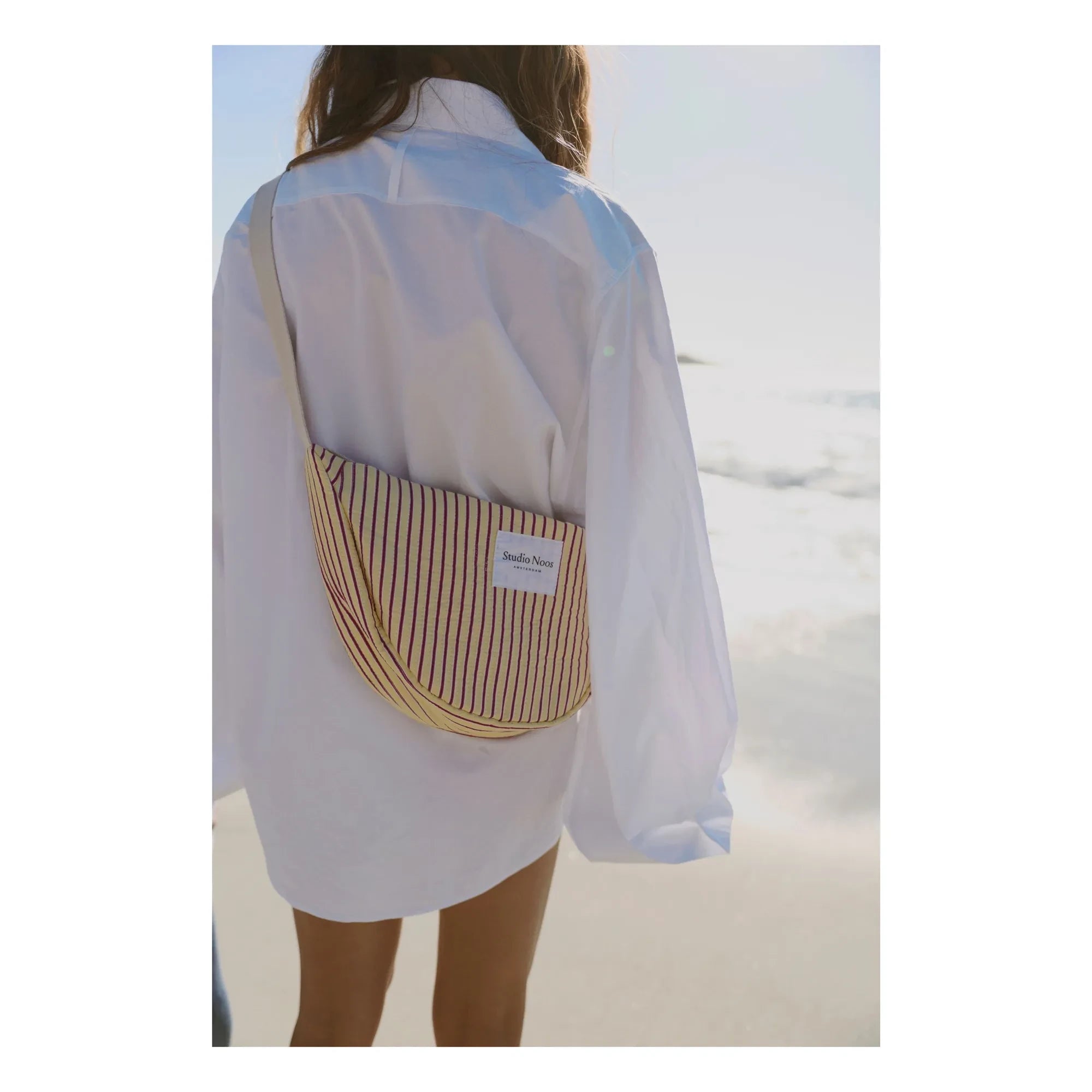 Studio Noos - Striped Belt Bag | Pale Yellow