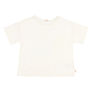 Búho - Linen Pocket T-Shirt | White