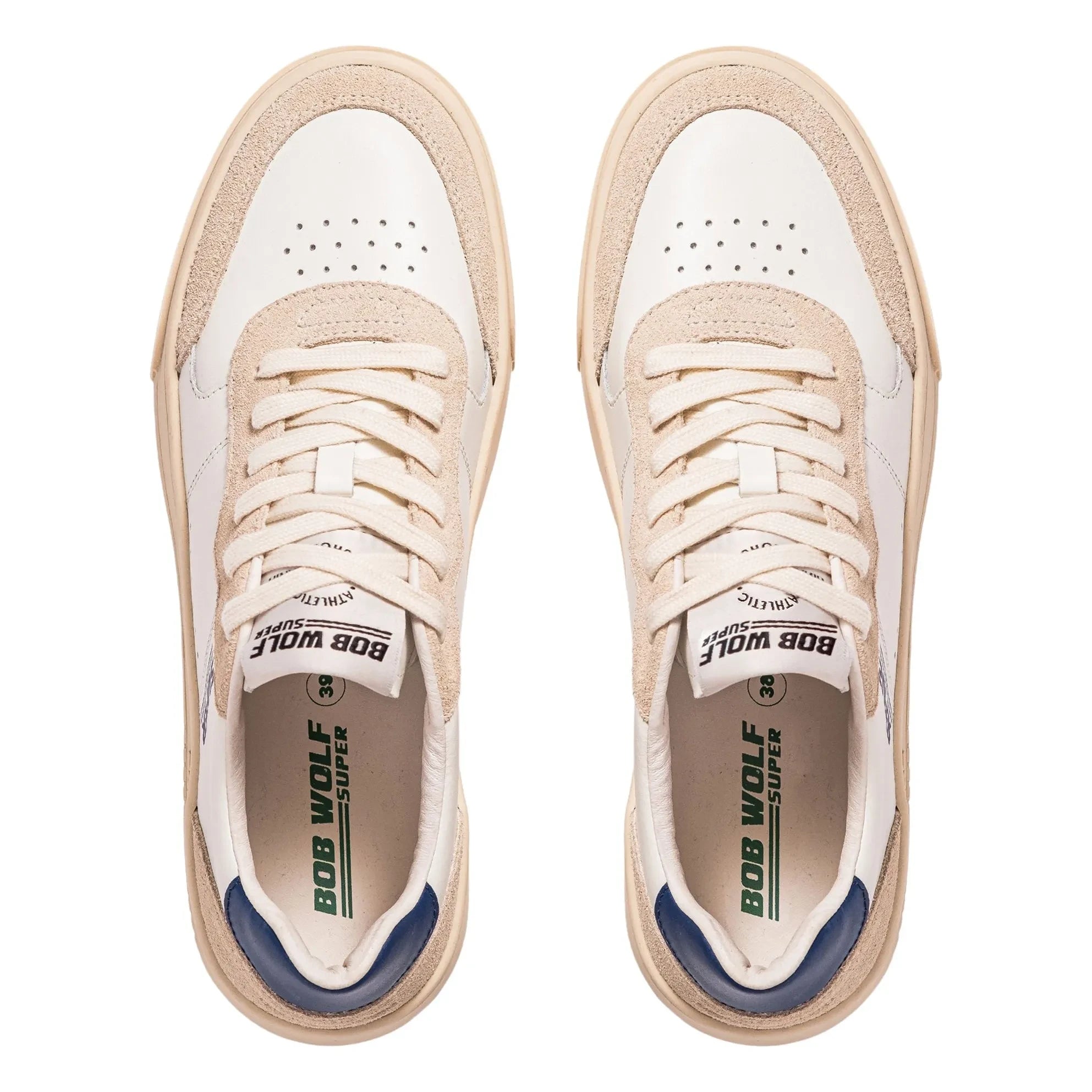 Bob Wolf - Legacy '76 Leather and Suede Sneakers | Sand