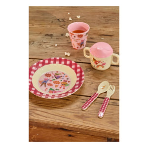 Rice - Héro melamin çorba tabağı | Pembe