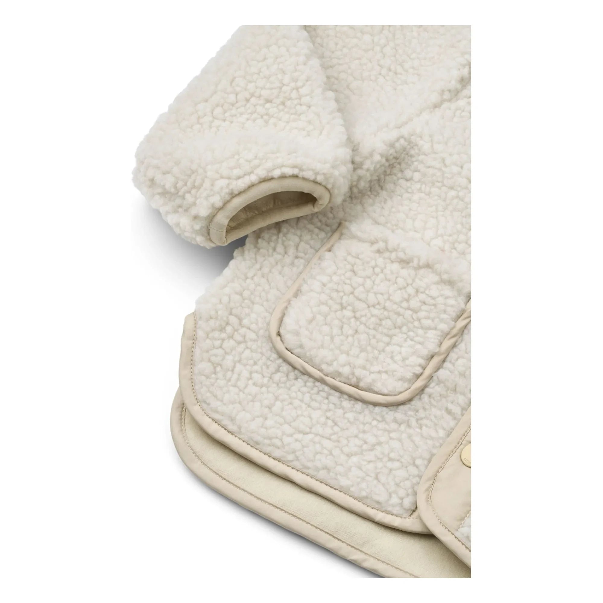 Liewood - Lora Panda Recycled Fiber Sherpa Jacket | Off-White