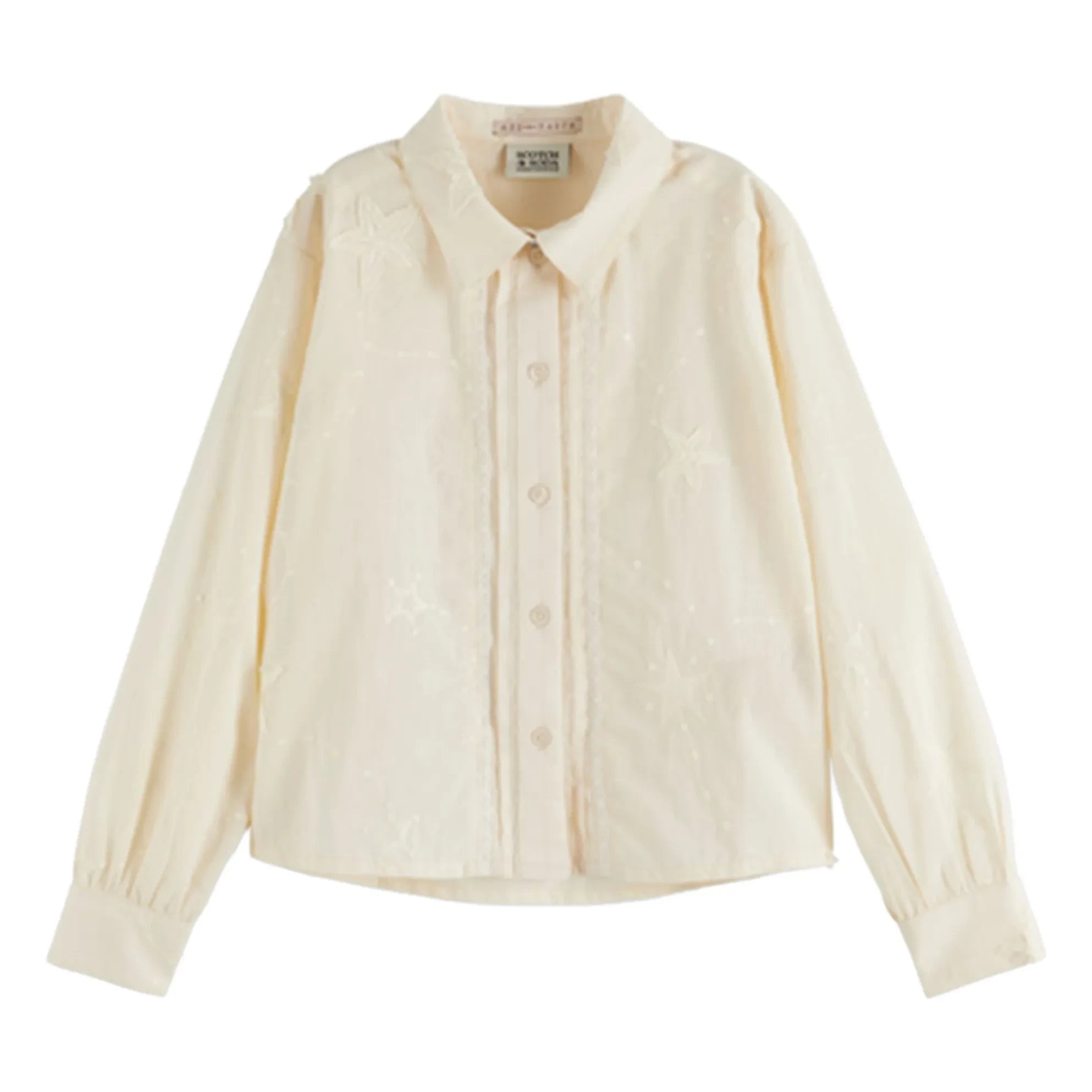 Scotch & Soda - Embroidered Shirt | Ivory