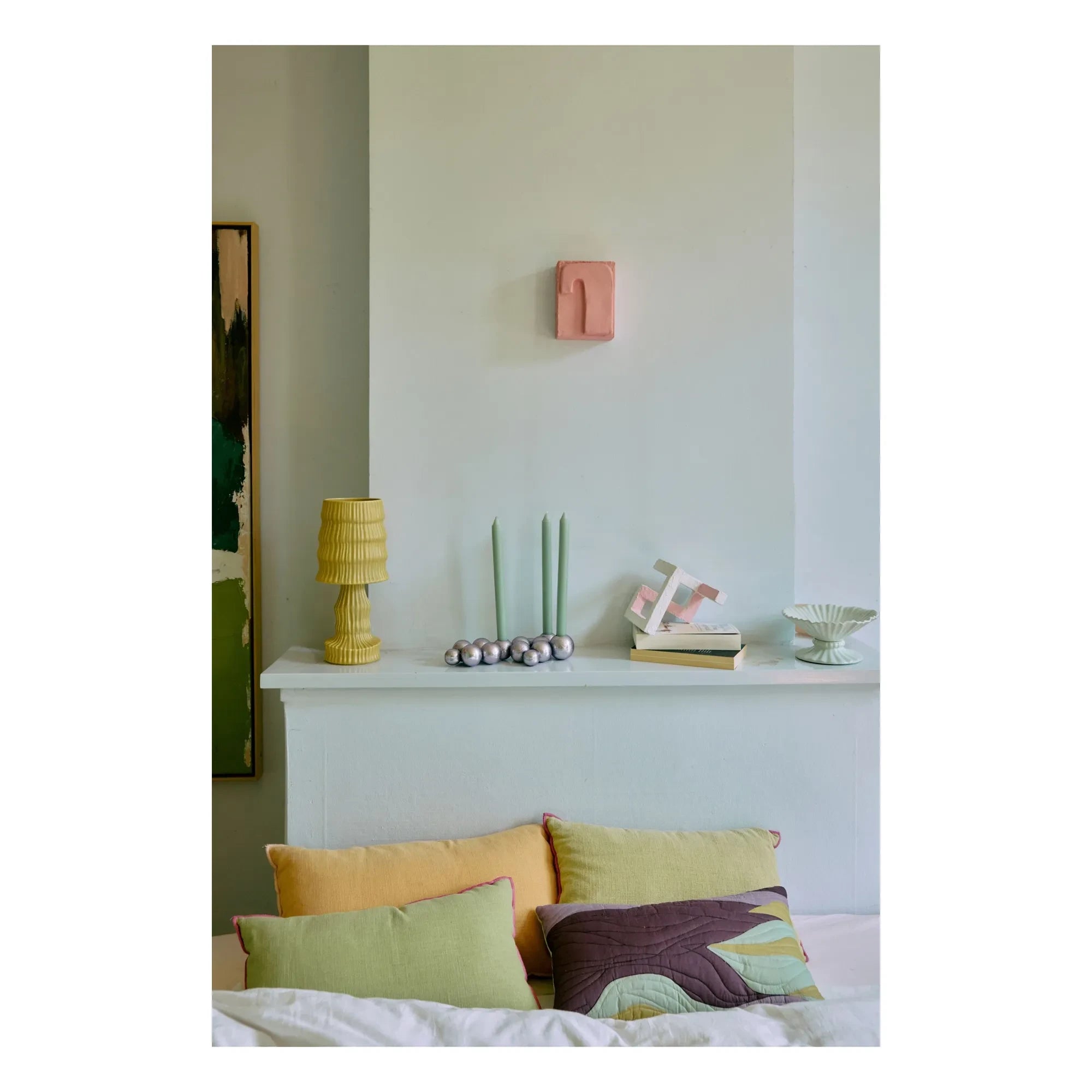 HKliving - Watercolor Pillow | Purple