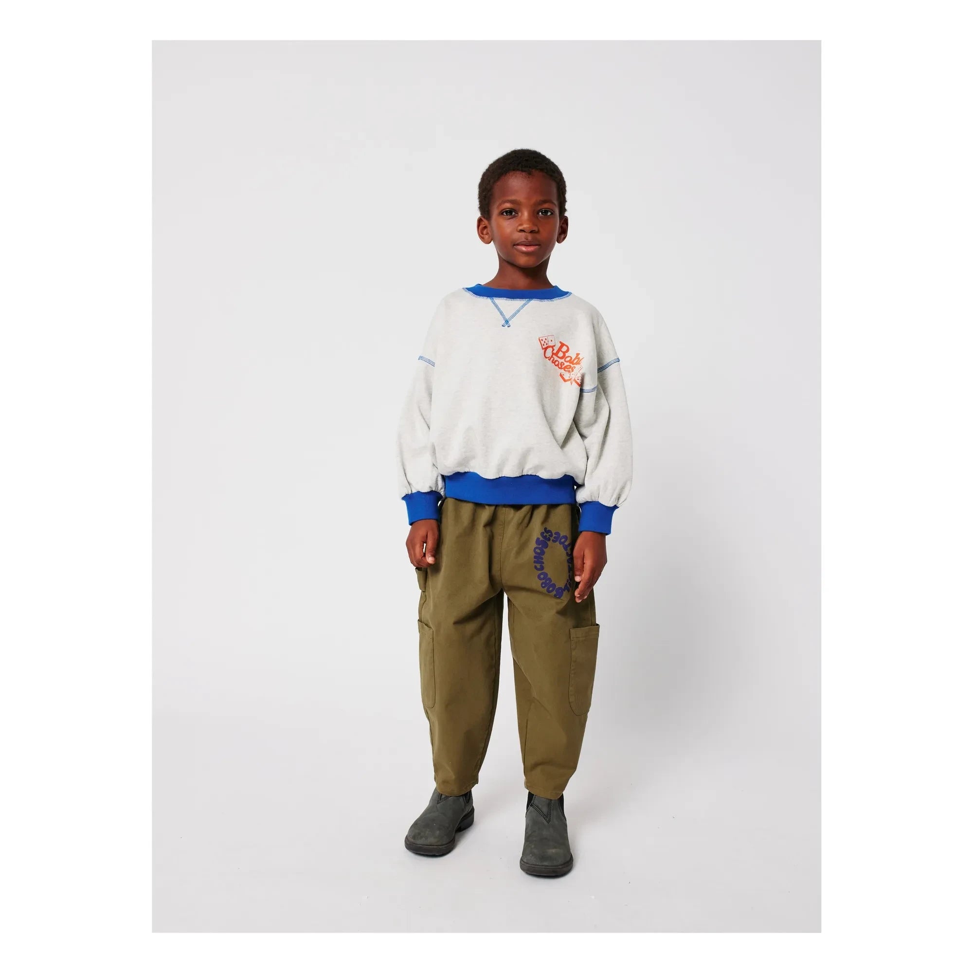 Bobo Choses - Sweat Dice Bobo Choses Organic Cotton | Grey Melange