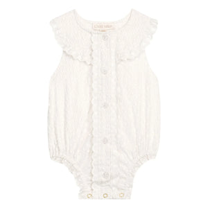 Louise Misha - Jada Romper | White