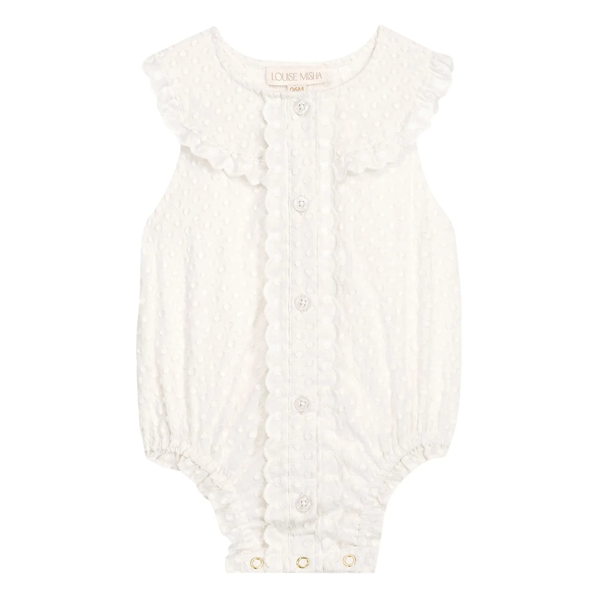 Louise Misha - Jada Romper | White