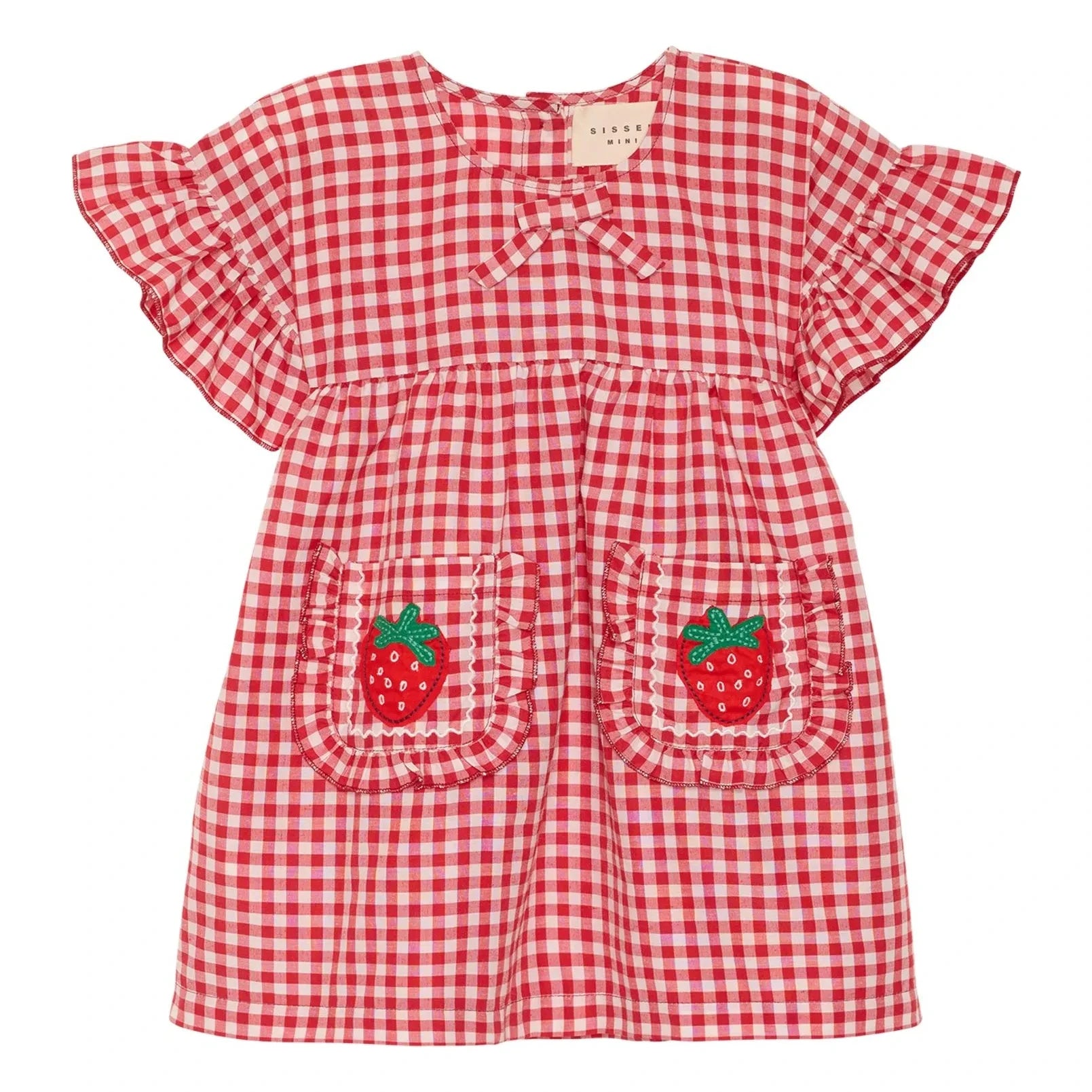 SISSEL EDELBO - Ohio Vichy Dress - Kids Collection | Red