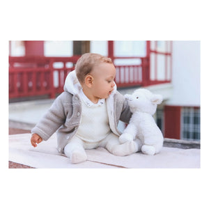 Tartine et Chocolat - Lined Cardigan | Oat Beige