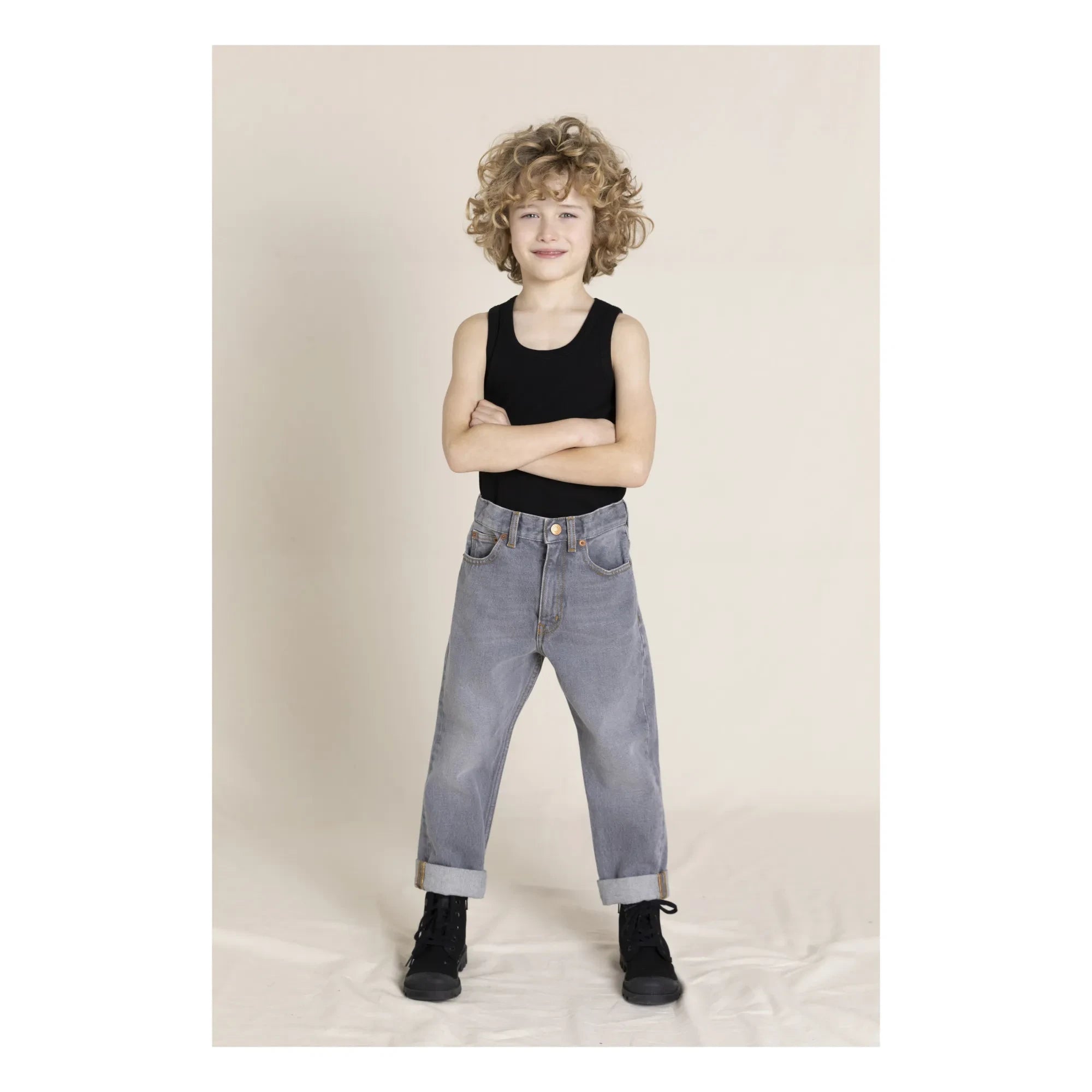 Finger in the nose - Ollibis Baggy Jeans | Gray Denim