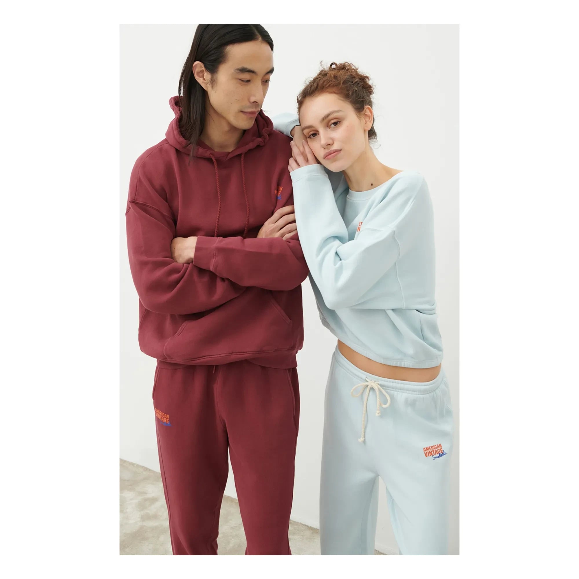 American Vintage - American Vintage X Smallable Collaboration - Izubird Jogger | Light Blue