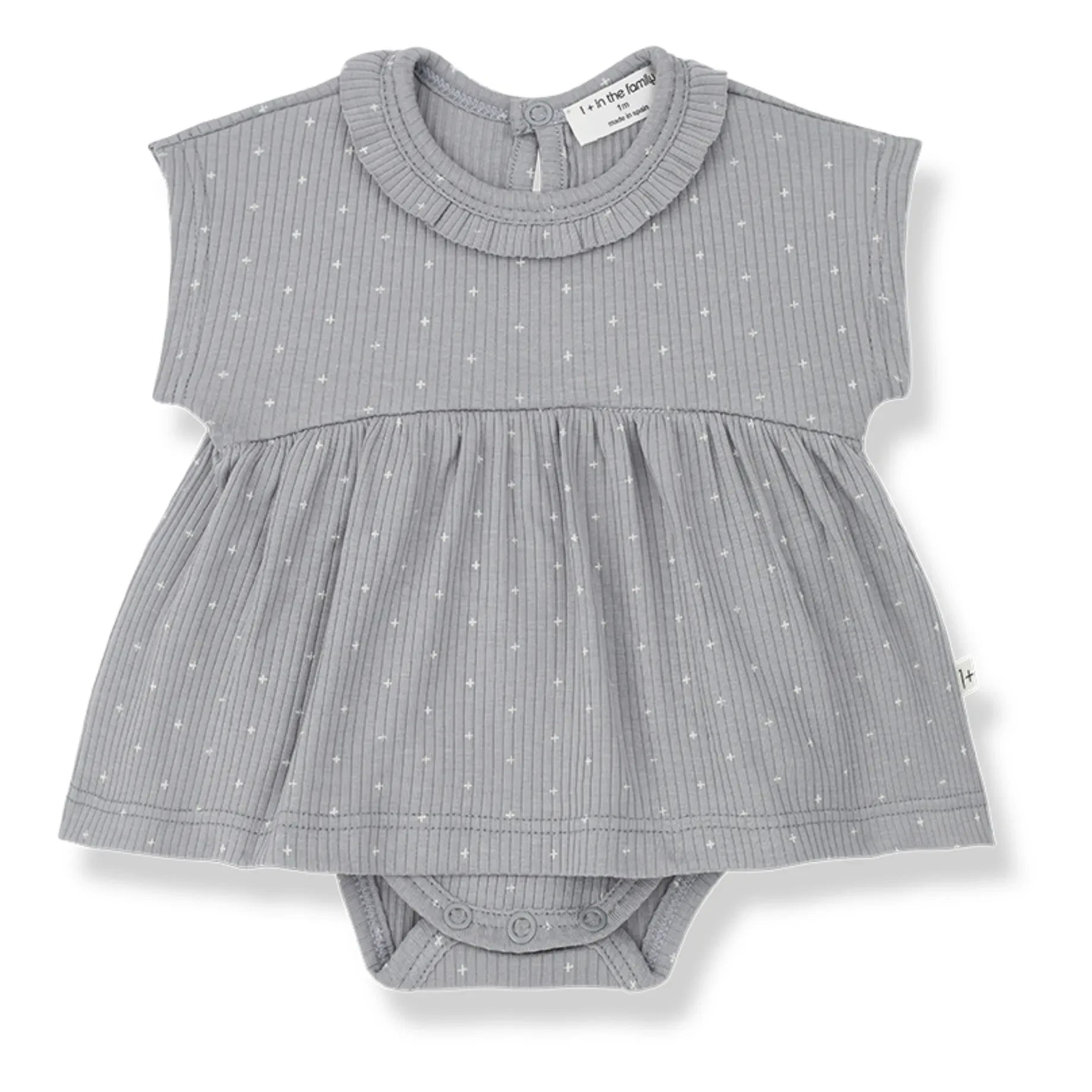 1+ in the family - Gina Fitted Dress | Gray Galet