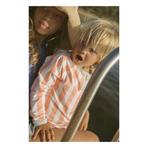 My First Cantê - Striped UV Protective T-Shirt | Pink
