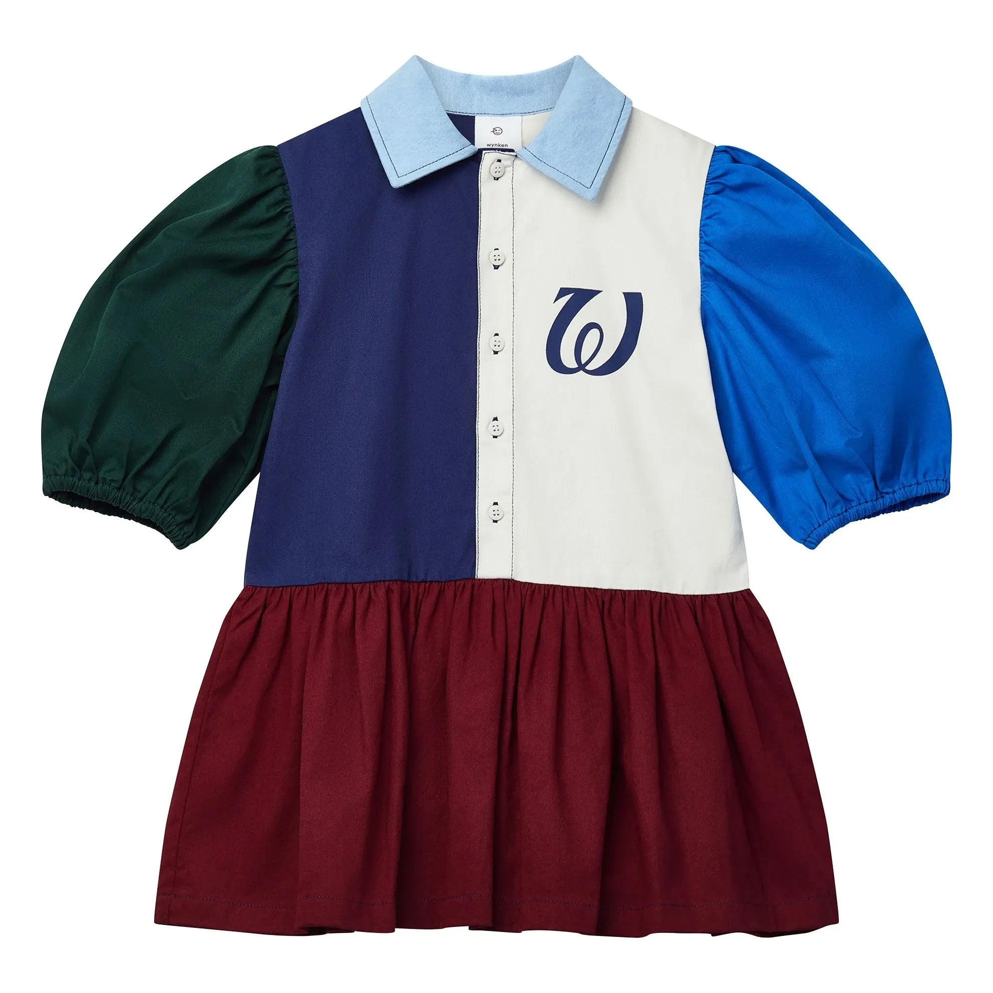 Wynken - Beau Collar Dress | Blue