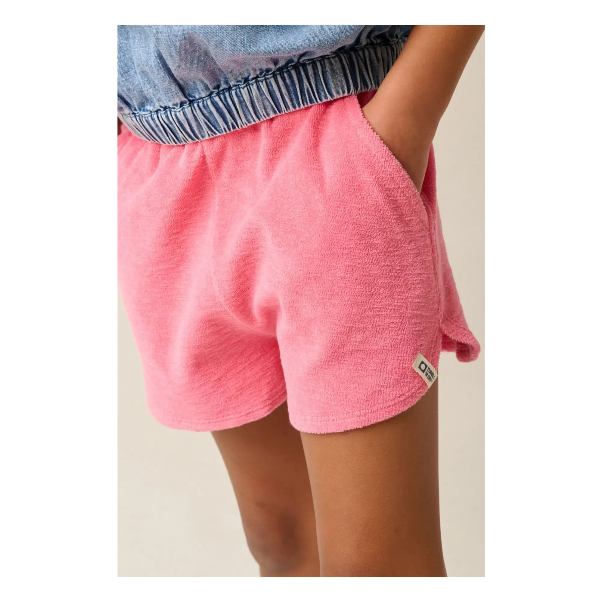 Tumble N'Dry - Paraiba Organic Cotton Towel Shorts | Pink