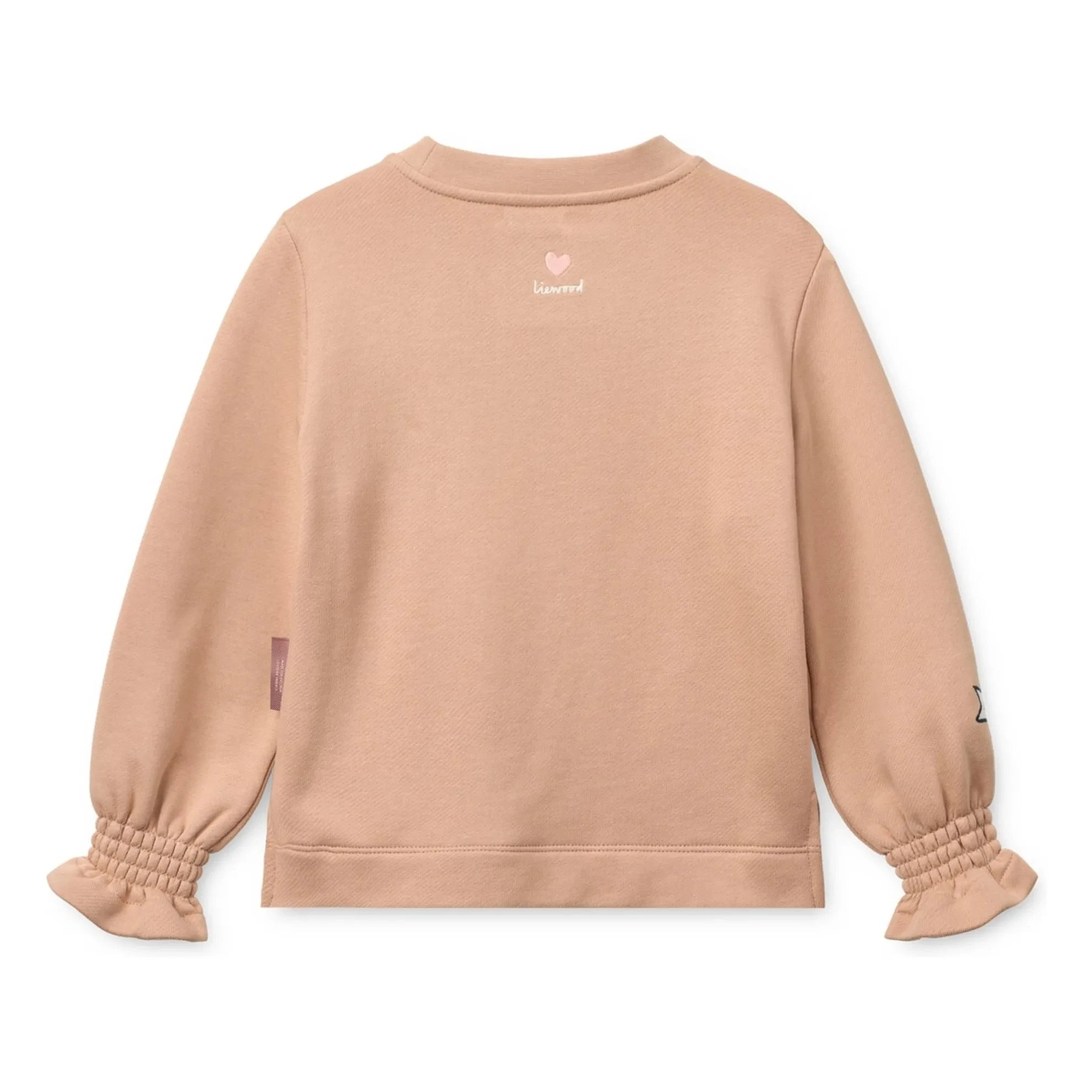 Liewood - Ivey Mood organik pamuk sweatshirt | Pembe