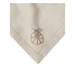 garbo&friends - Linen embroidered napkins - 2-piece set