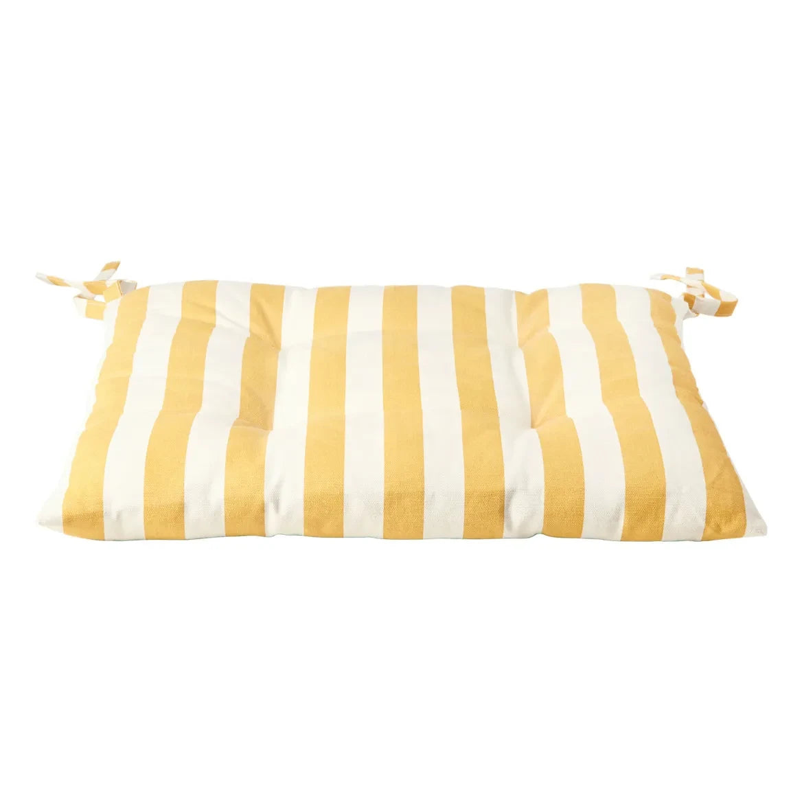 Broste Copenhagen - Franca Cotton Chair Cushion | Sunflower Yellow