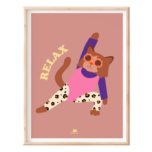 Ma petite vie - Cat Relaxing Poster