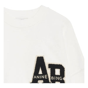 Anine Bing - Miles Letterman Sweatshirt | Off White