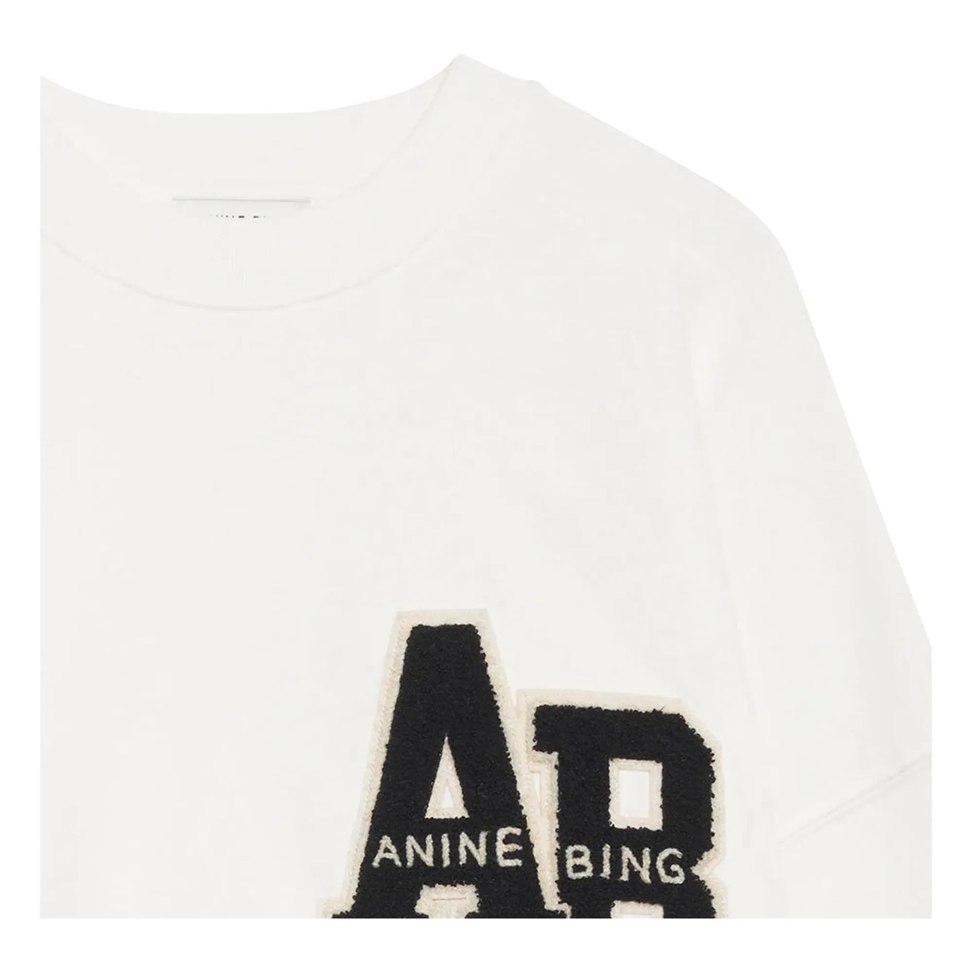 Anine Bing - Miles Letterman Sweatshirt | Off White