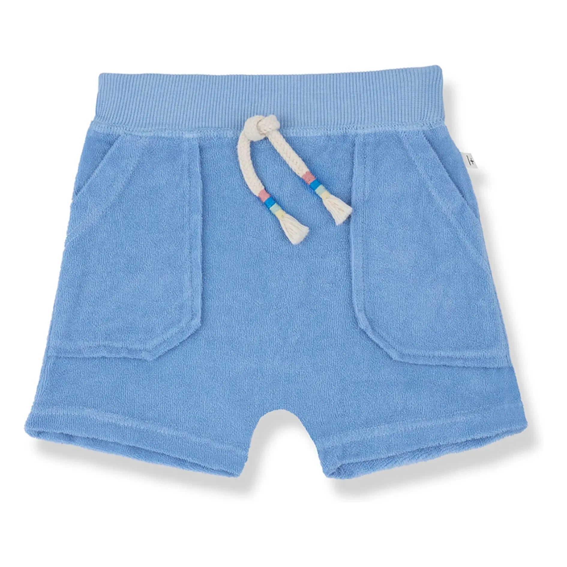 1+ in the family - Buger terry shorts | Light blue