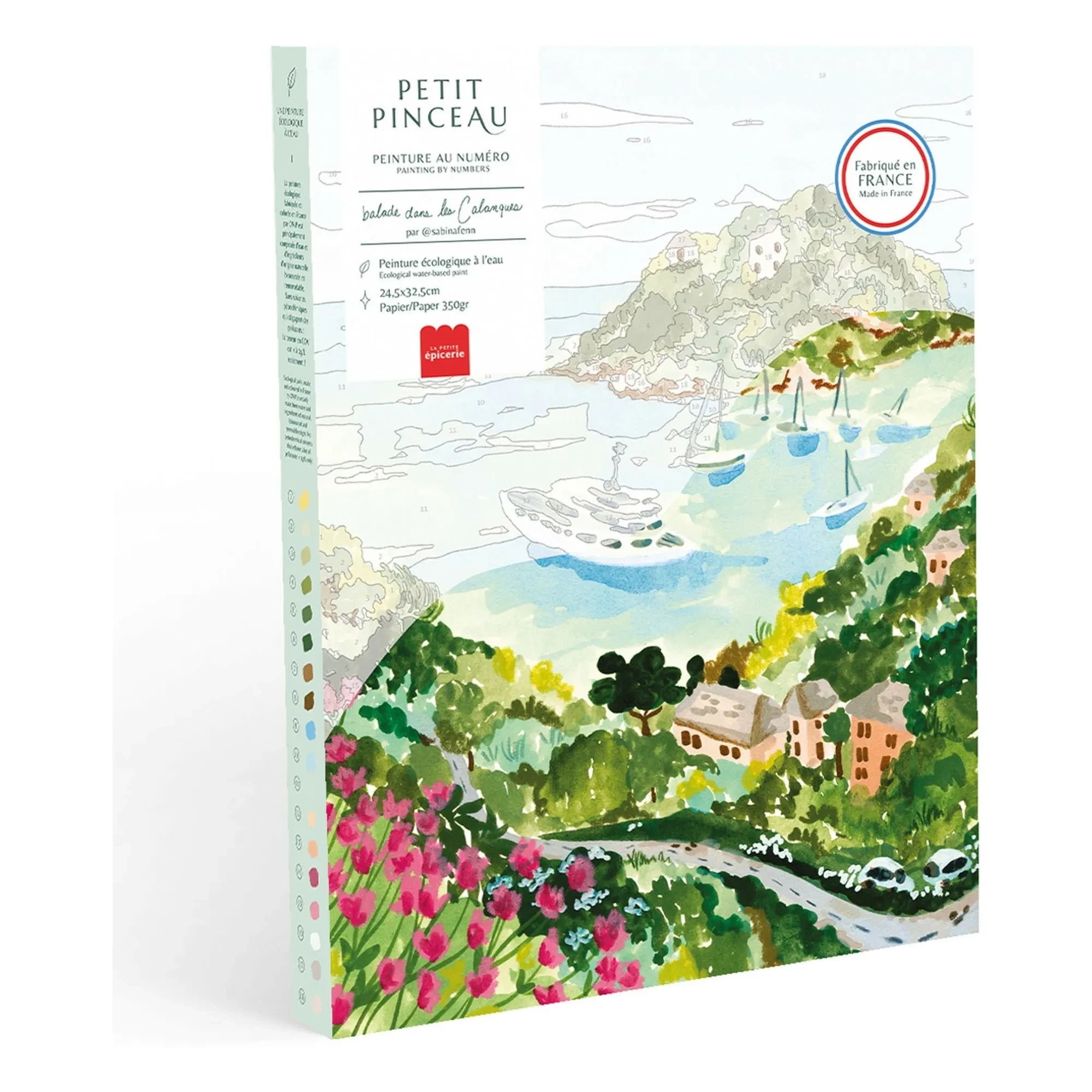 La Petite Épicerie - Numbered Paint Set - Balade dans les Calanques by Sabina Fenn