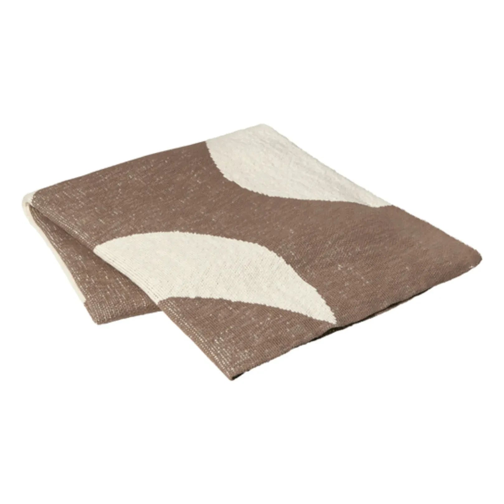 Broste Copenhagen - Maren cotton throw | Frosted Brown
